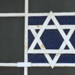 Star of David on a door