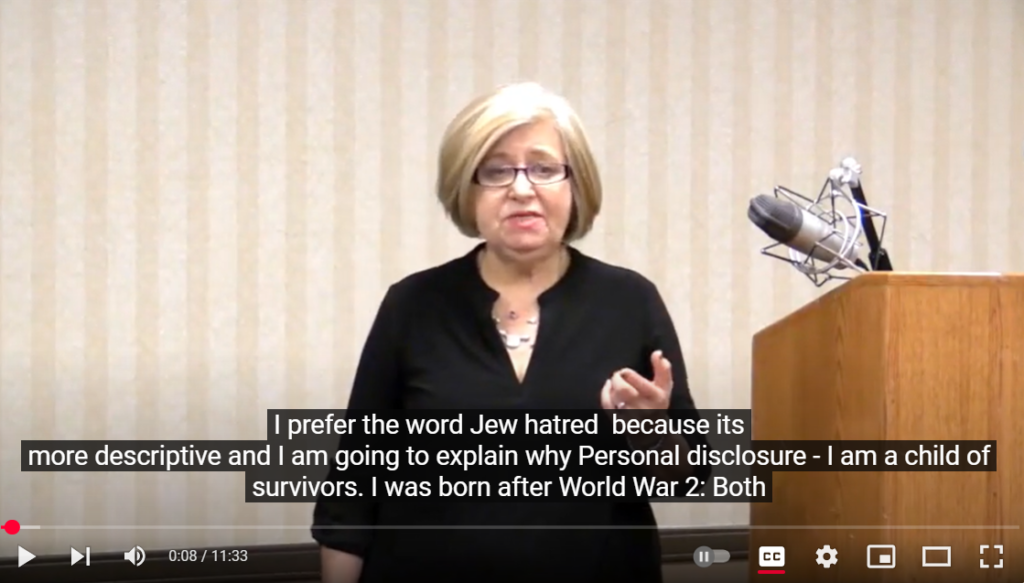 History of Antisemitism and Jew Hatred, Abigail Hirsch