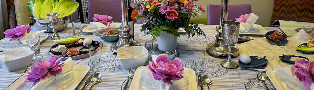 Passover table